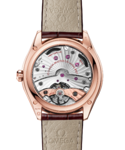 Alternative view of Omega DE VILLE TRÉSOR 40 mm, Sedna™ gold on leather strap 435.53.40.21.11.002