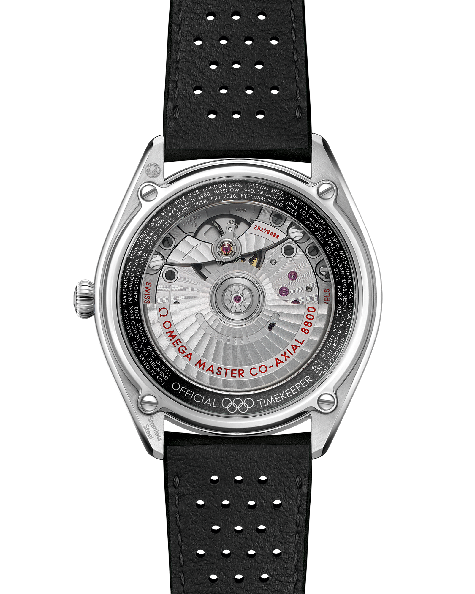 Omega SEAMASTER OLYMPIC OFFICIAL TIMEKEEPER 39.5 mm, steel on leather strap 522.32.40.20.01.003 - Image 2