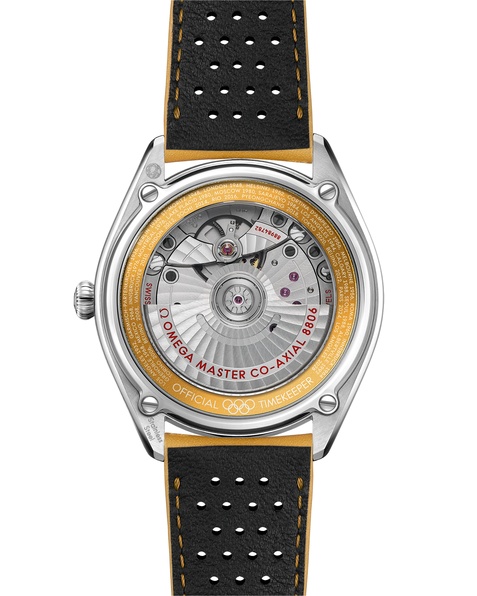 Omega SEAMASTER OLYMPIC OFFICIAL TIMEKEEPER 39.5 mm, steel on leather strap 522.32.40.20.04.002 - Image 2