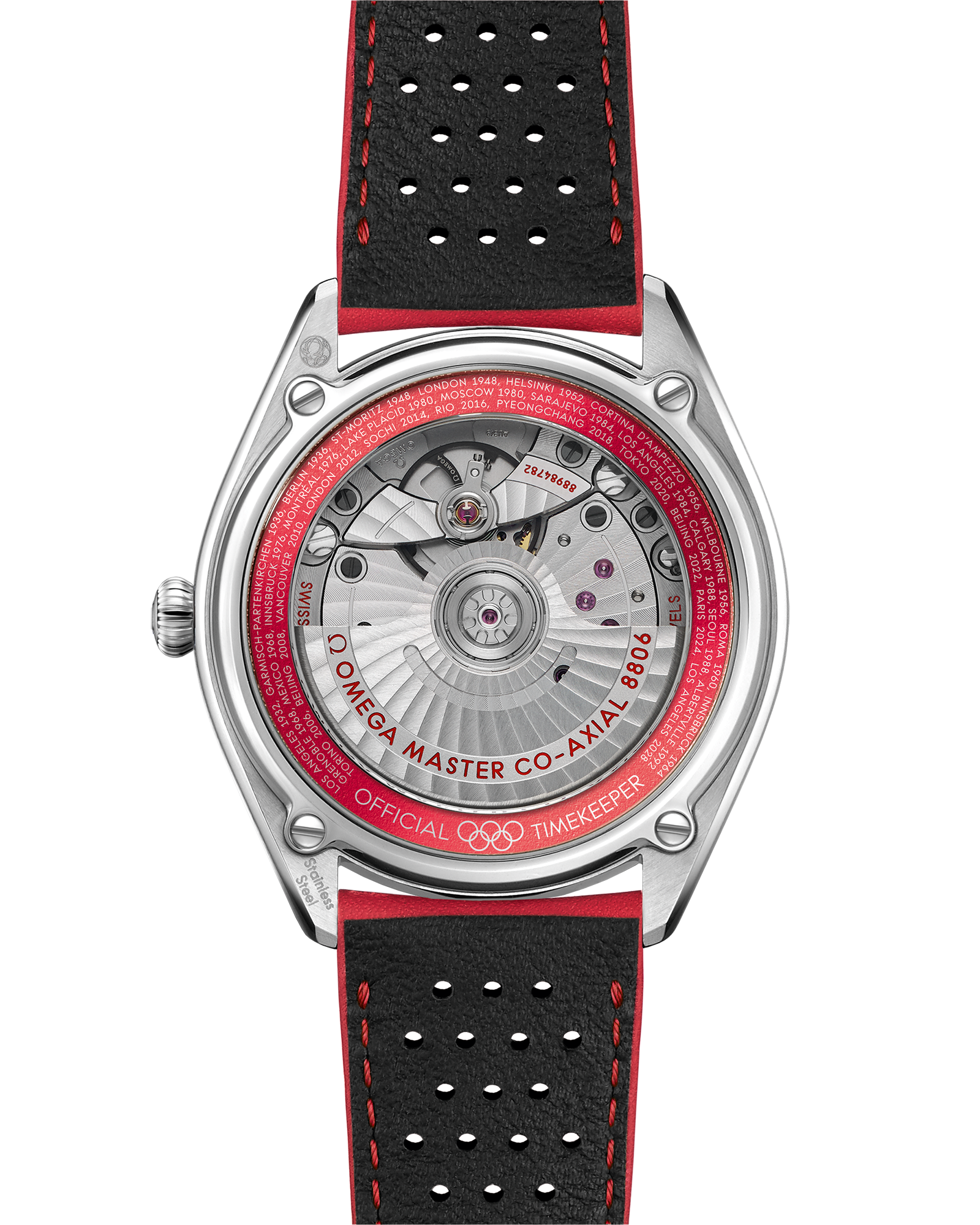 Omega SEAMASTER OLYMPIC OFFICIAL TIMEKEEPER 39.5 mm, steel on leather strap 522.32.40.20.04.004 - Image 2