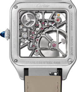 Alternative view of SANTOS-DUMONT SKELETON WATCH EQUIPPED WITH A MICRO-ROTOR