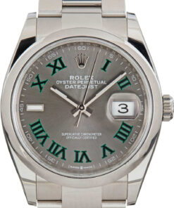 HandMade The Rolex Datejust 36 Ref 126200 Slate Wimbledon Dial