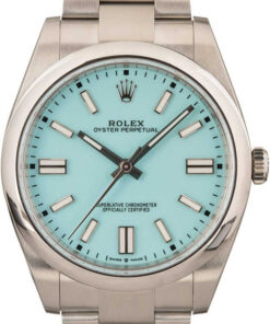 HandMade Rolex Oyster Perpetual 124300 Turquoise Blue