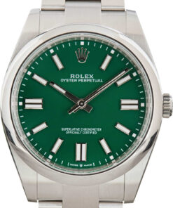 HandMade Rolex Oyster Perpetual 124300 Green Dial