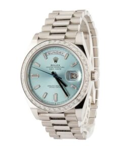 Alternative view of HandMade The Rolex Day-Date 40 Ref 228396 Ice Blue Dial