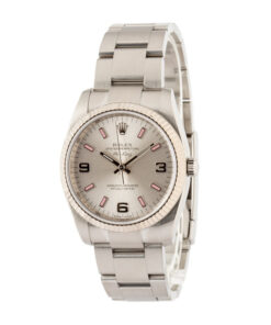 Alternative view of HandMade The Rolex Air-King 114234 Silver Arabic Dial