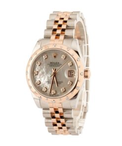 Alternative view of HandMade The Ladies Rolex Datejust 178341 Steel & 18k Everose Gold