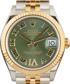 HandMade The Ladies Rolex Datejust 31 Ref 278273 Olive Green Dial