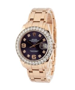 Alternative view of HandMade The Rolex Datejust 86285 18k Everose Gold
