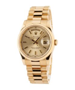 Alternative view of HandMade The Rolex Day Date 118238 Champagne Index Dial