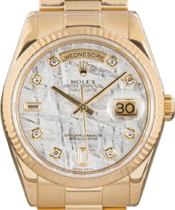 HandMade The Rolex Day-Date 118238 Meteorite Diamond Dial