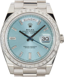 HandMade The Rolex Day-Date 40 Ref 228396 Ice Blue Dial