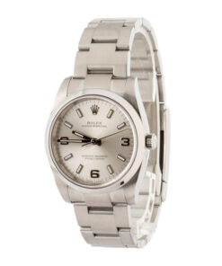Alternative view of HandMade The Rolex Oyster Perpetual Ref 114200 Silver Arabic Dial
