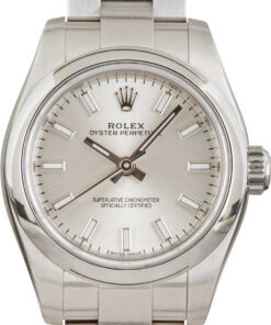 HandMade The Rolex Lady Oyster Perpetual 176200 Silver Dial