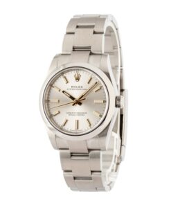 Alternative view of HandMade Rolex Oyster Perpetual 34 Ref 124200 Silver Dial