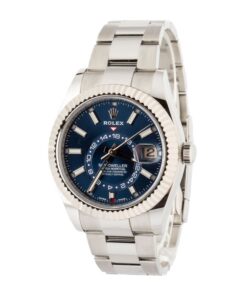 Alternative view of HandMade Rolex Sky-Dweller 326934 Blue Luminous Dial