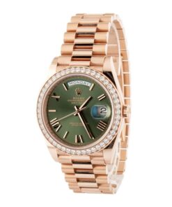 Alternative view of HandMade The Rolex Day-Date 40 Ref 228345 Olive Green Dial