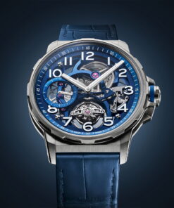 Alternative view of Flying Tourbillon Titanium Blue Edition