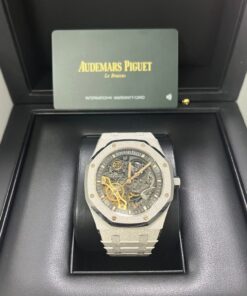 Alternative view of Audemars Piguet Royal Oak Double Balance Wheel Frosted Gold (Reference # 15407BC.GG.1224BC.01)