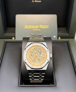 Alternative view of Audemars Piguet Royal Oak Double Balance Wheel Openworked 15407ST.OO.1220ST.02