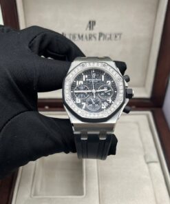 Alternative view of Audemars Piguet Royal Oak Offshore Lady Chronograph Diamond Bezel 26048sk.zz.d002ca.01