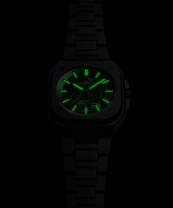 Alternative view of BR 05 Skeleton Black Lum Ceramic