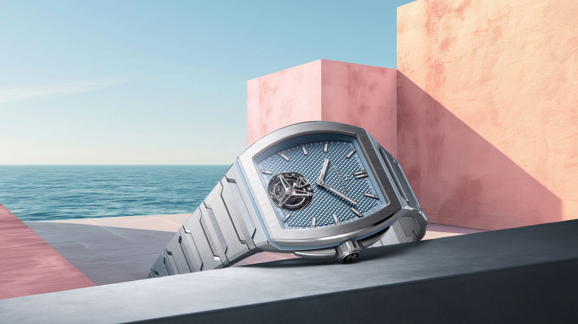 B 1.618 Flying Tourbillon UltraFino Las Coloradas Sky Blue - Image 3
