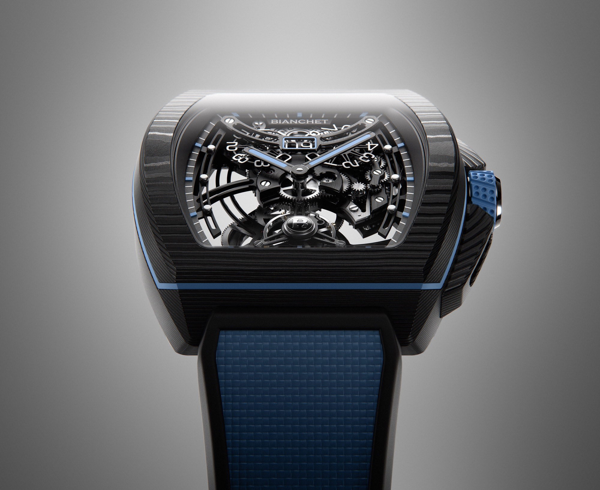 Flying Tourbillon Grande Date B1.618 Carbon Sky Blue - Image 5