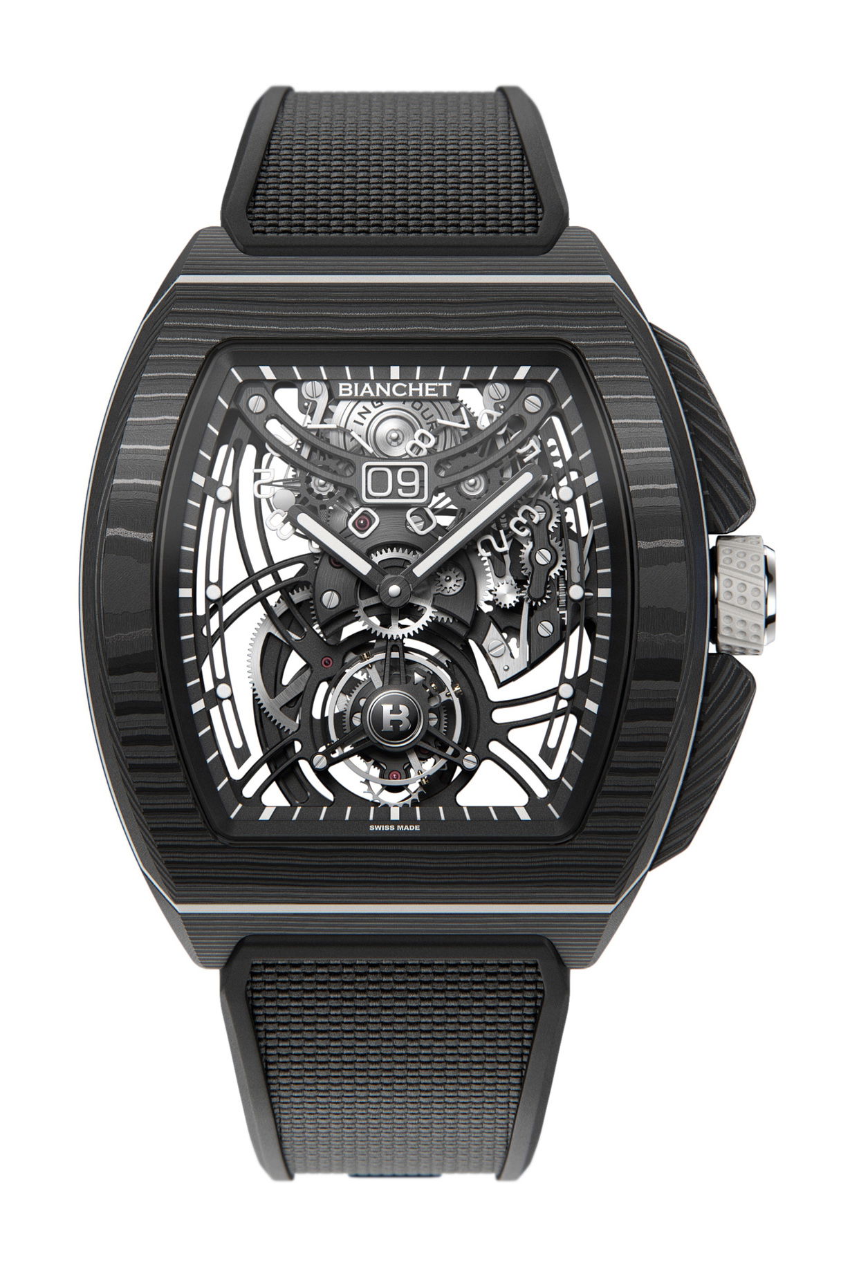 Flying Tourbillon Grande Date B1.618 Carbon White - Image 3