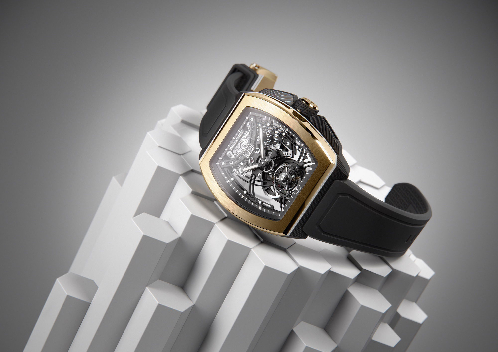 Flying Tourbillon Grande Date B1.618 Hybrid Gold - Image 2
