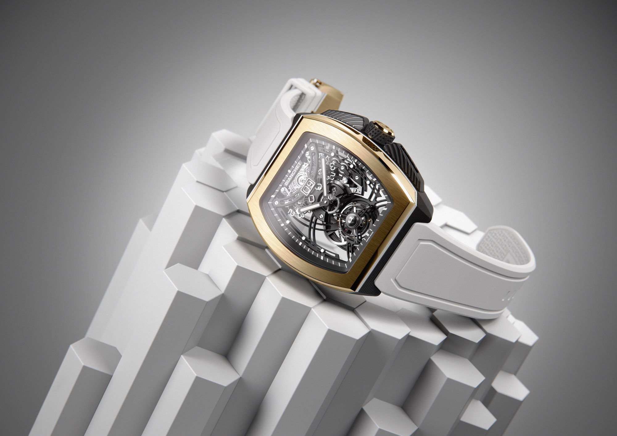 Flying Tourbillon Grande Date B1.618 Hybrid Gold - Image 3