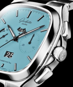 Alternative view of Seventies Chronograph Panorama Date “Disco Blue”