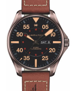 Khaki Aviation Pilot Day Date Auto