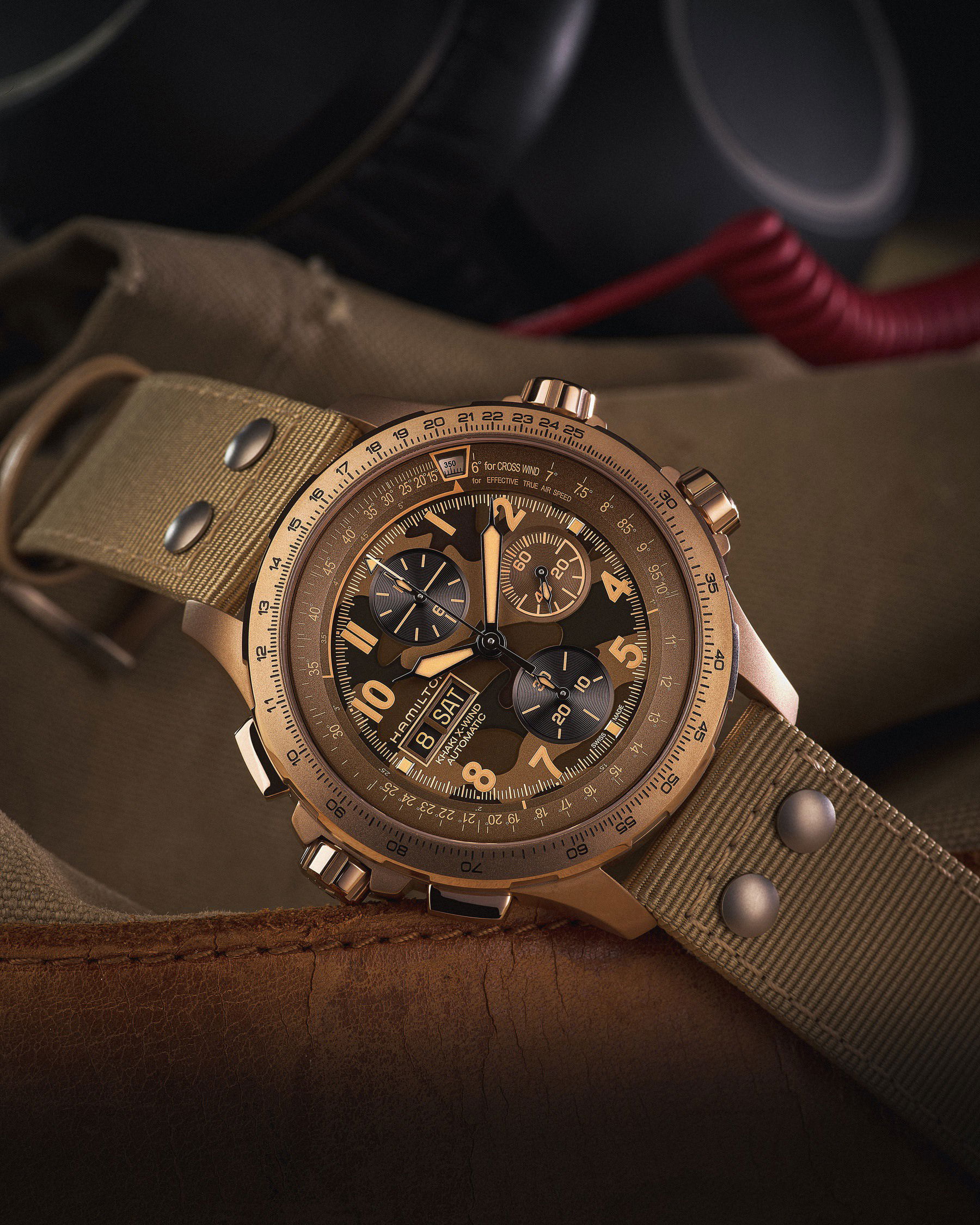 Khaki Aviation X-Wind Auto Chrono - Image 2