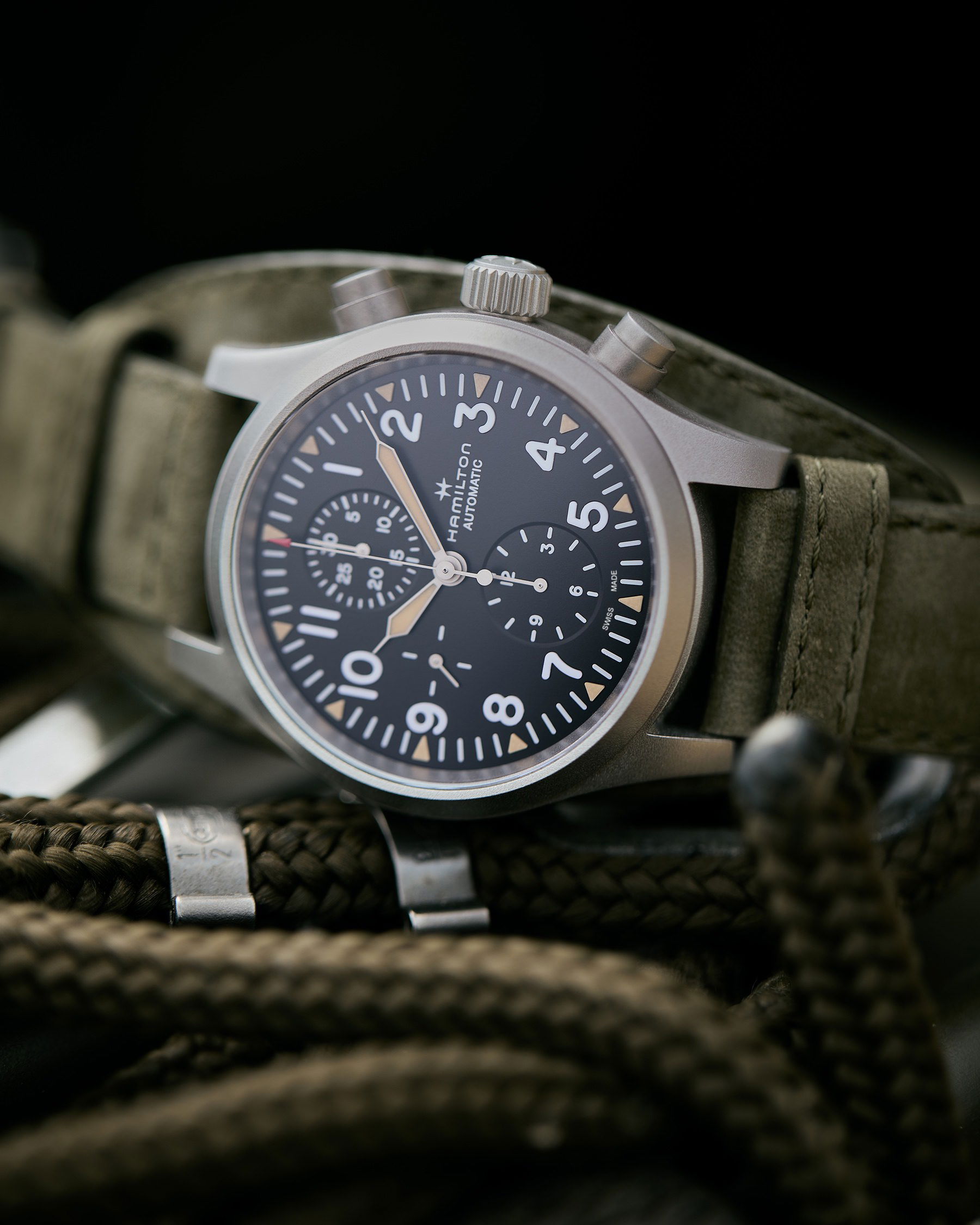 Khaki Field Automatic Chronograph - Image 4