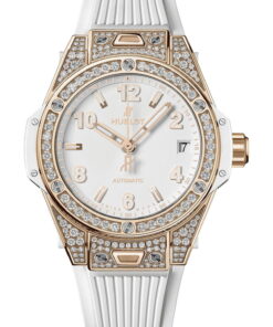 Big Bang One Click King Gold White Pavé