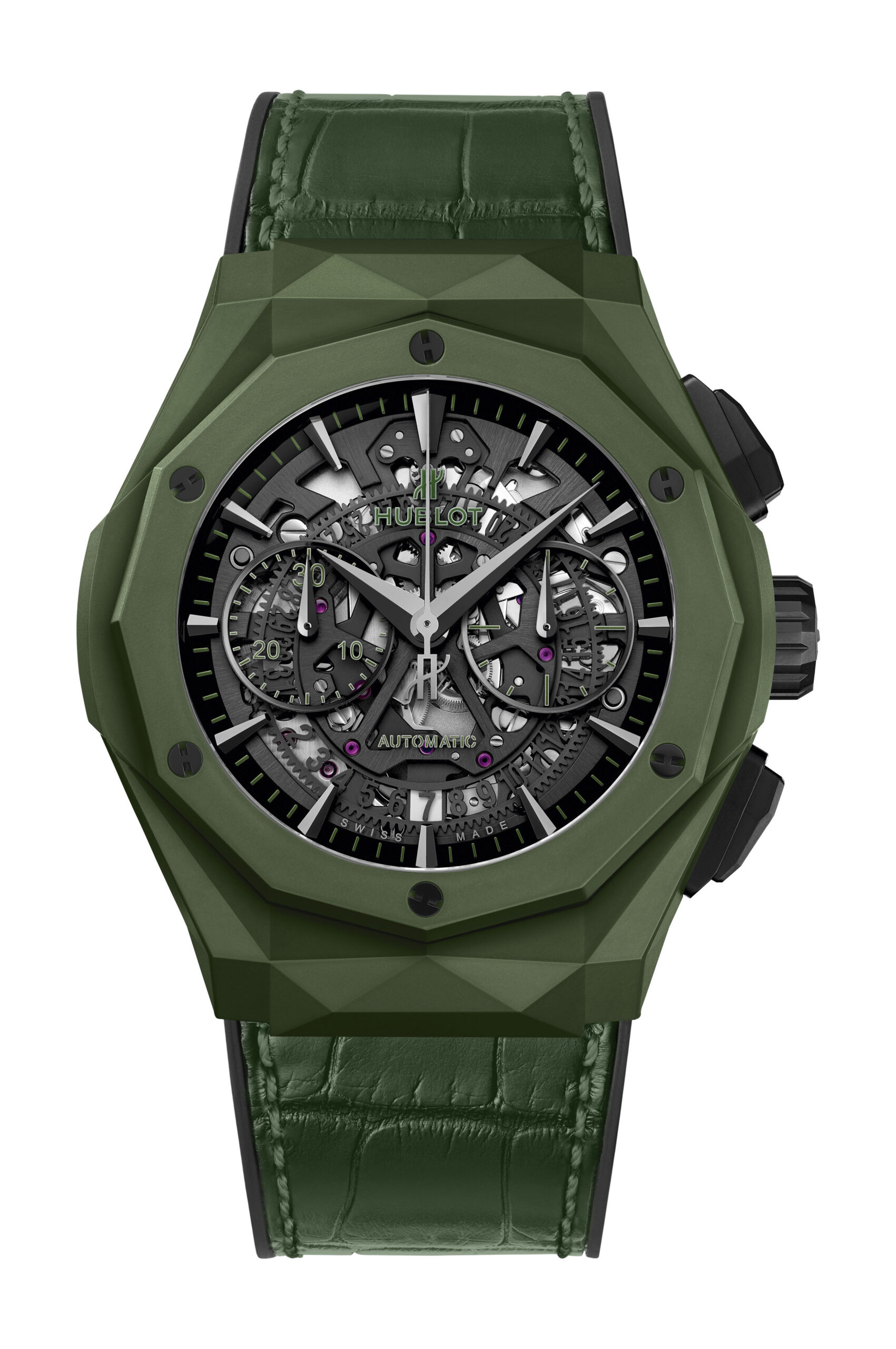 Classic Fusion Aerofusion Chronograph Orlinski Green Ceramic