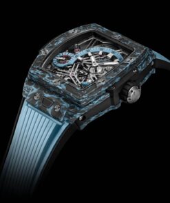 Alternative view of Spirit of Big Bang 5-Day Power Reserve Carbon Sky Blue