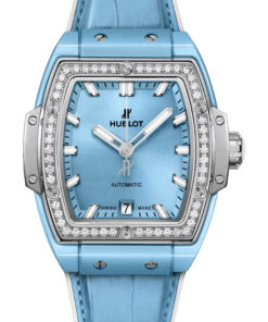 Spirit of Big Bang Light Blue Ceramic Titanium Diamonds