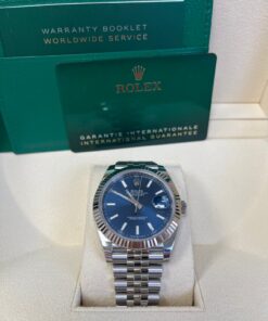 Alternative view of Rolex Datejust 41 41 mm Oystersteel and white gold 126334-0002