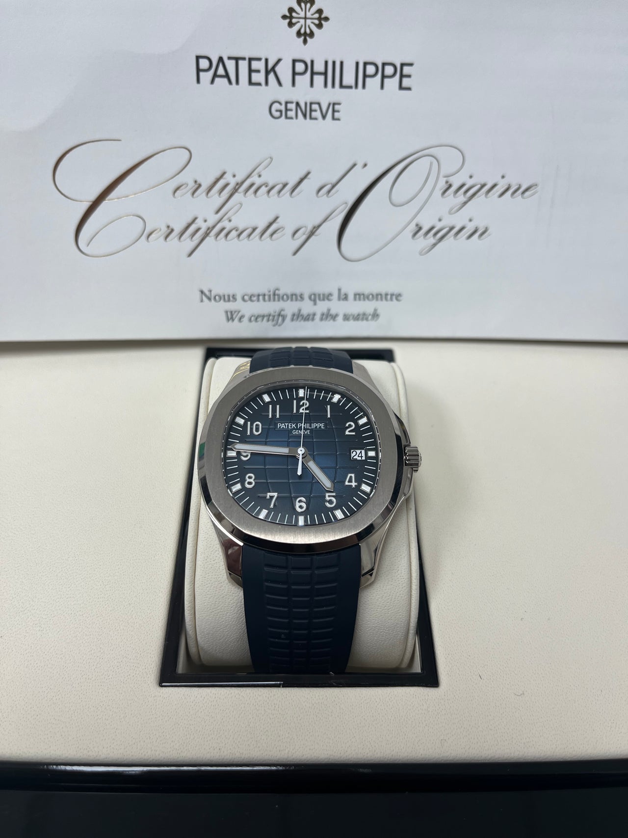 DATE. SWEEP SECONDS. White gold 5168G-001 - Image 4