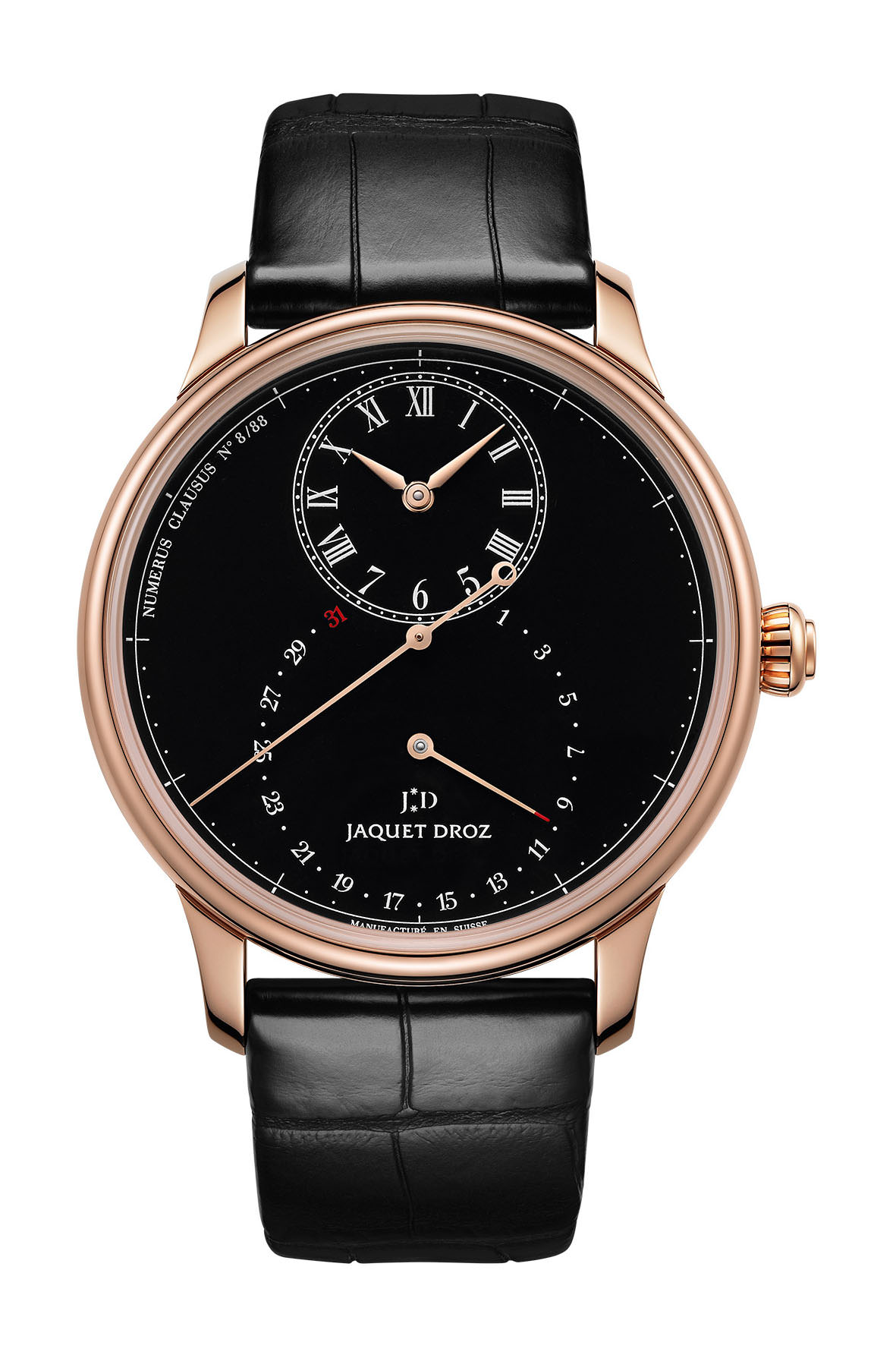 Grande Seconde Deadbeat Black Enamel