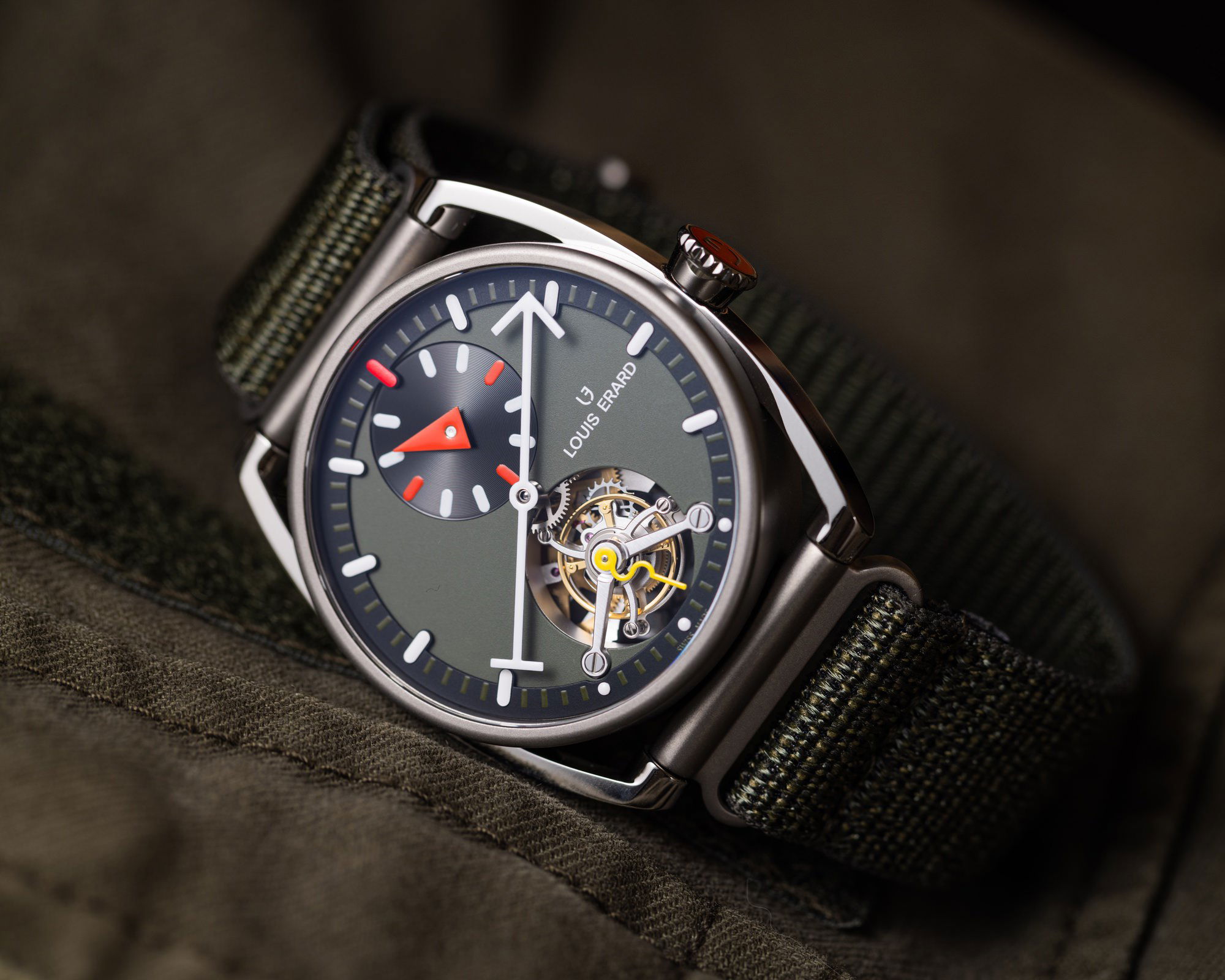 Excellence Le Régulateur Tourbillon Louis Erard x Alain Silberstein Khaki Box Set - Image 8