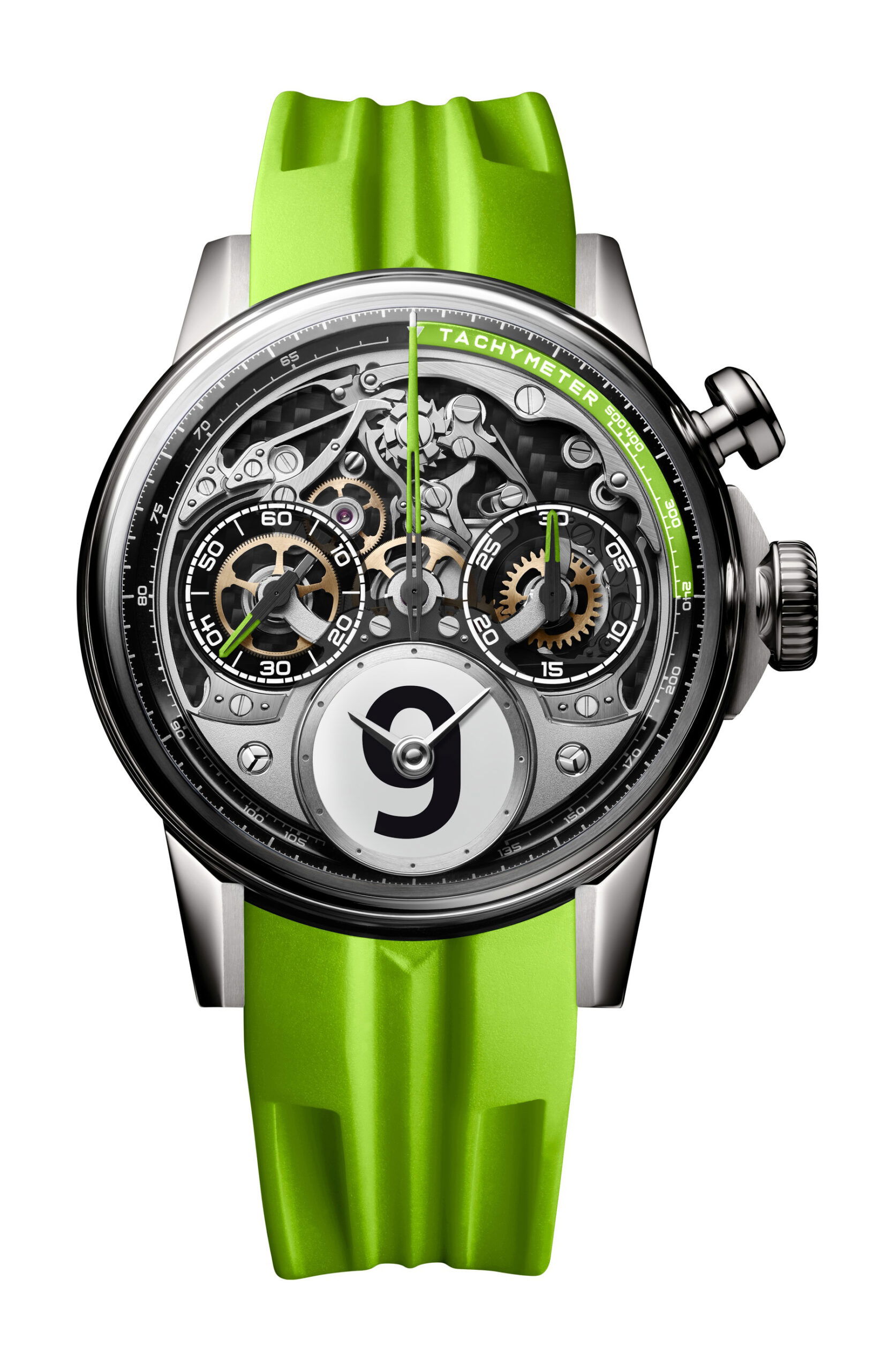 Time to Race Lime Green