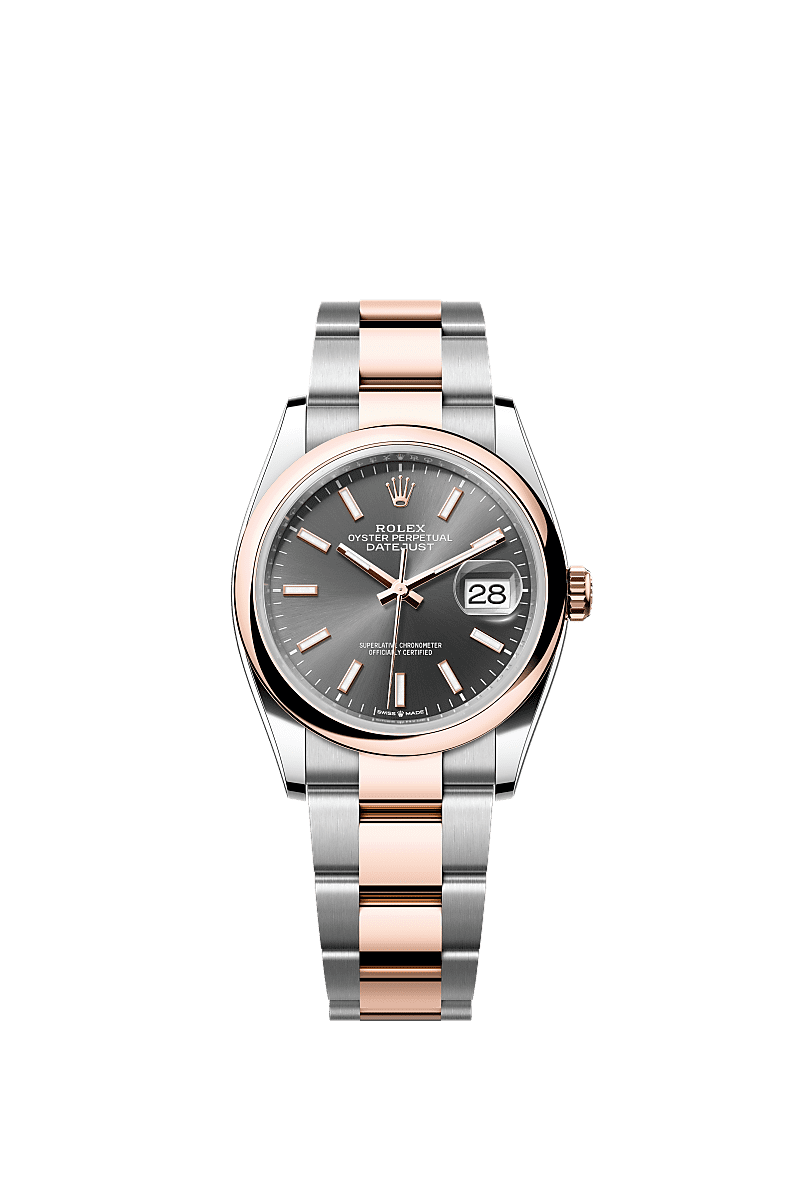 Rolex Datejust 36 36 mm Oystersteel and Everose gold 126201-0014