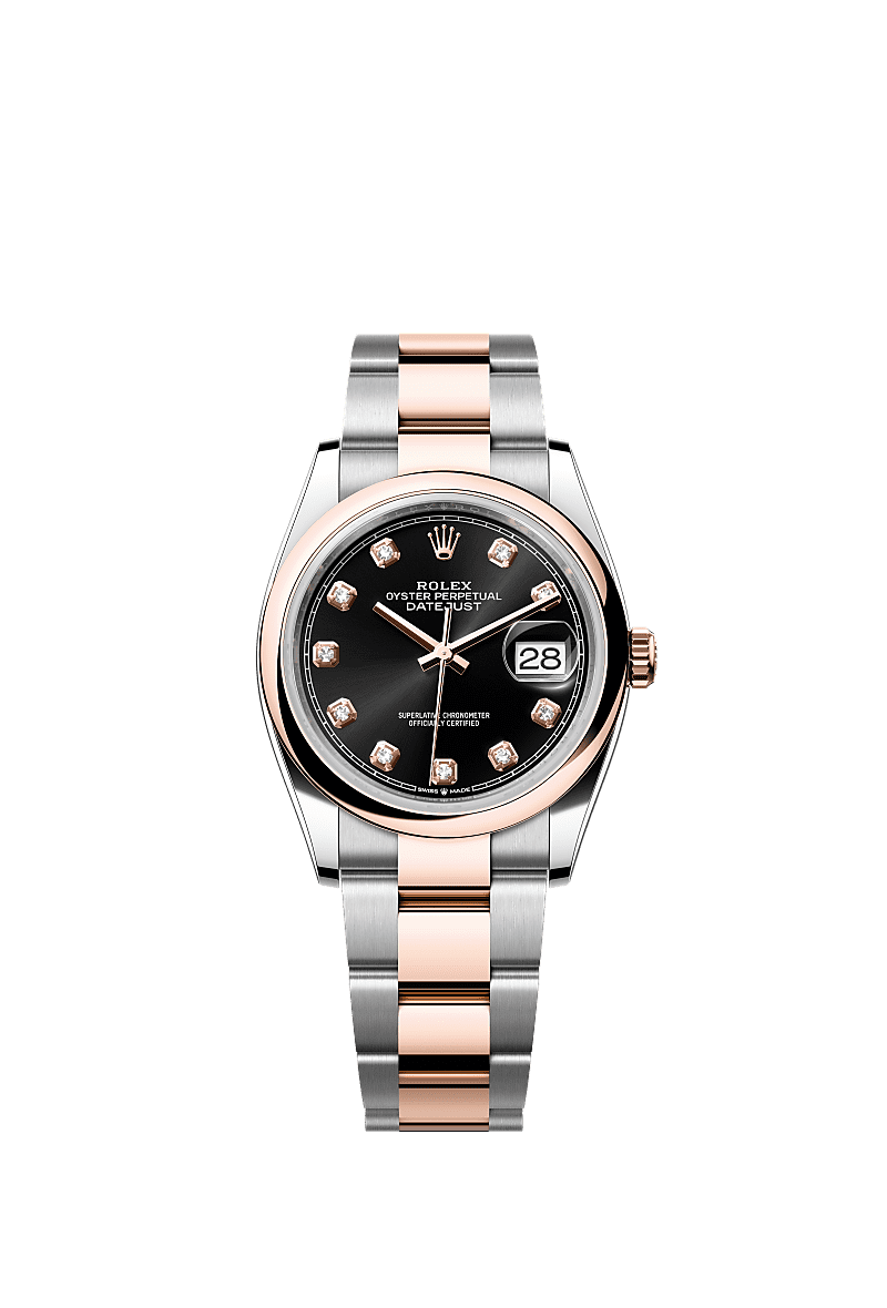 Rolex Datejust 36 36 mm Oystersteel and Everose gold 126201-0020