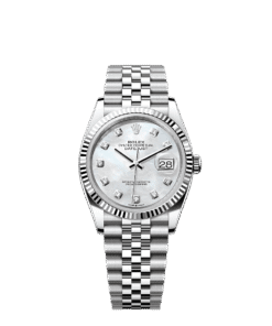 Rolex Datejust 36 36 mm Oystersteel and white gold 126234-0019