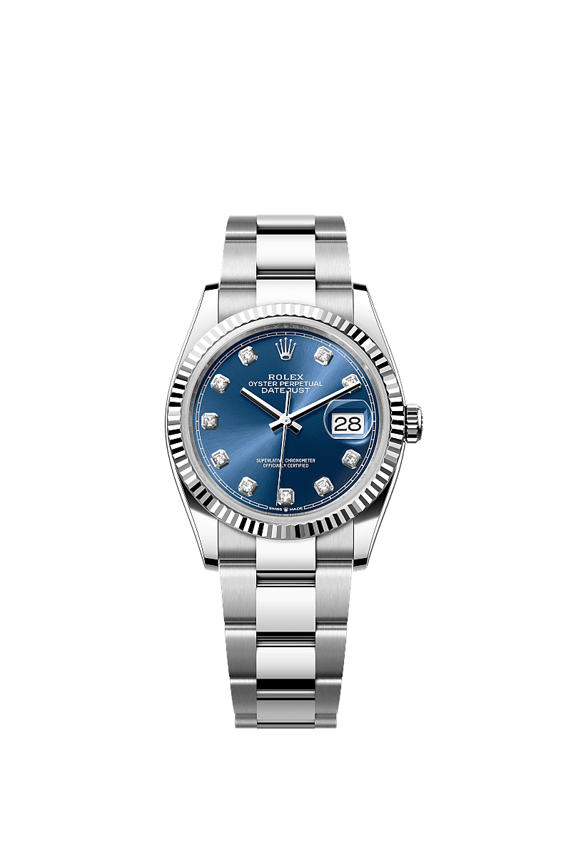Rolex Datejust 36 36 mm Oystersteel and white gold 126234-0038