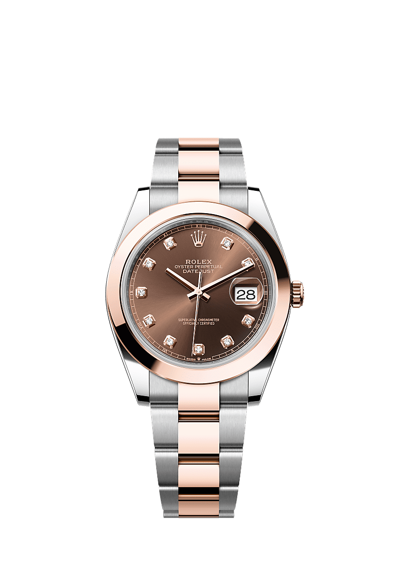 Rolex Datejust 41 41 mm Oystersteel and Everose gold 126301-0003