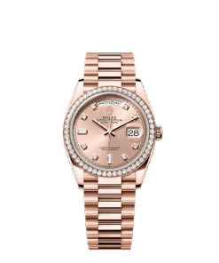 Rolex Day-Date 36 36 mm Everose gold and diamonds 128345rbr-0009